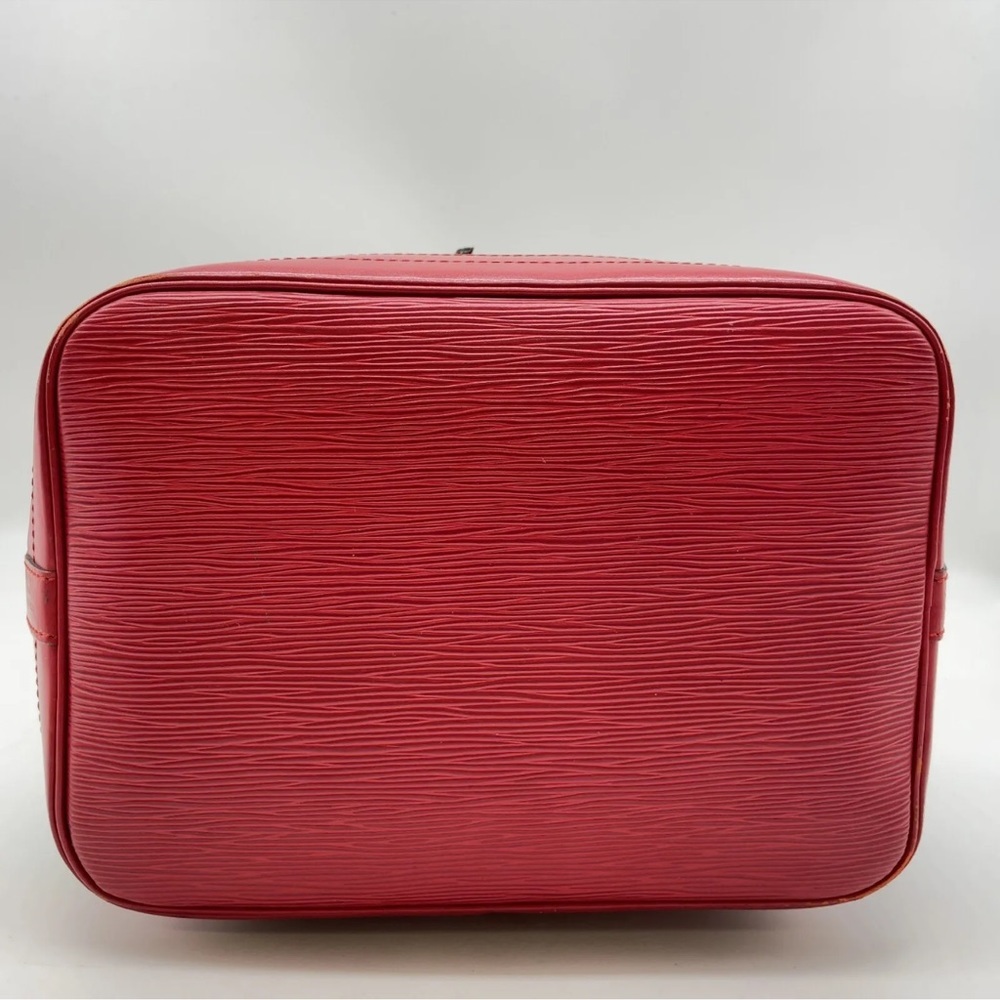 SALE Authentic  Louis Vuitton Epi Noe Noir Red Bicolor Shoulder bag EUC - Picture 11 of 16